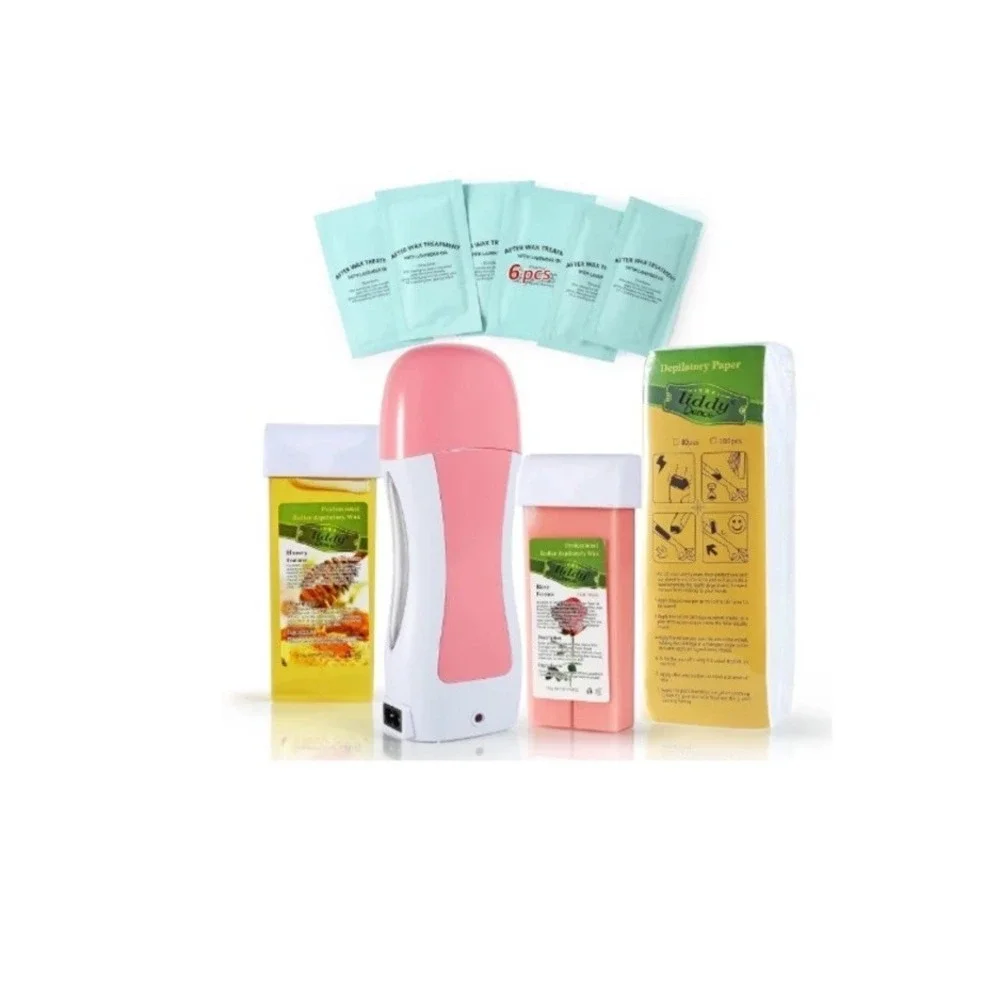 Women Waxing Kit After Wax Roll On Sensitive Skin Rose‎ Honey Home Hair Removal